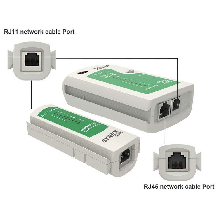 تستر کابل شبکه سایرکس مدل SX-T8M