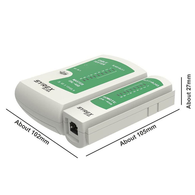 تستر کابل شبکه سایرکس مدل SX-T8M
